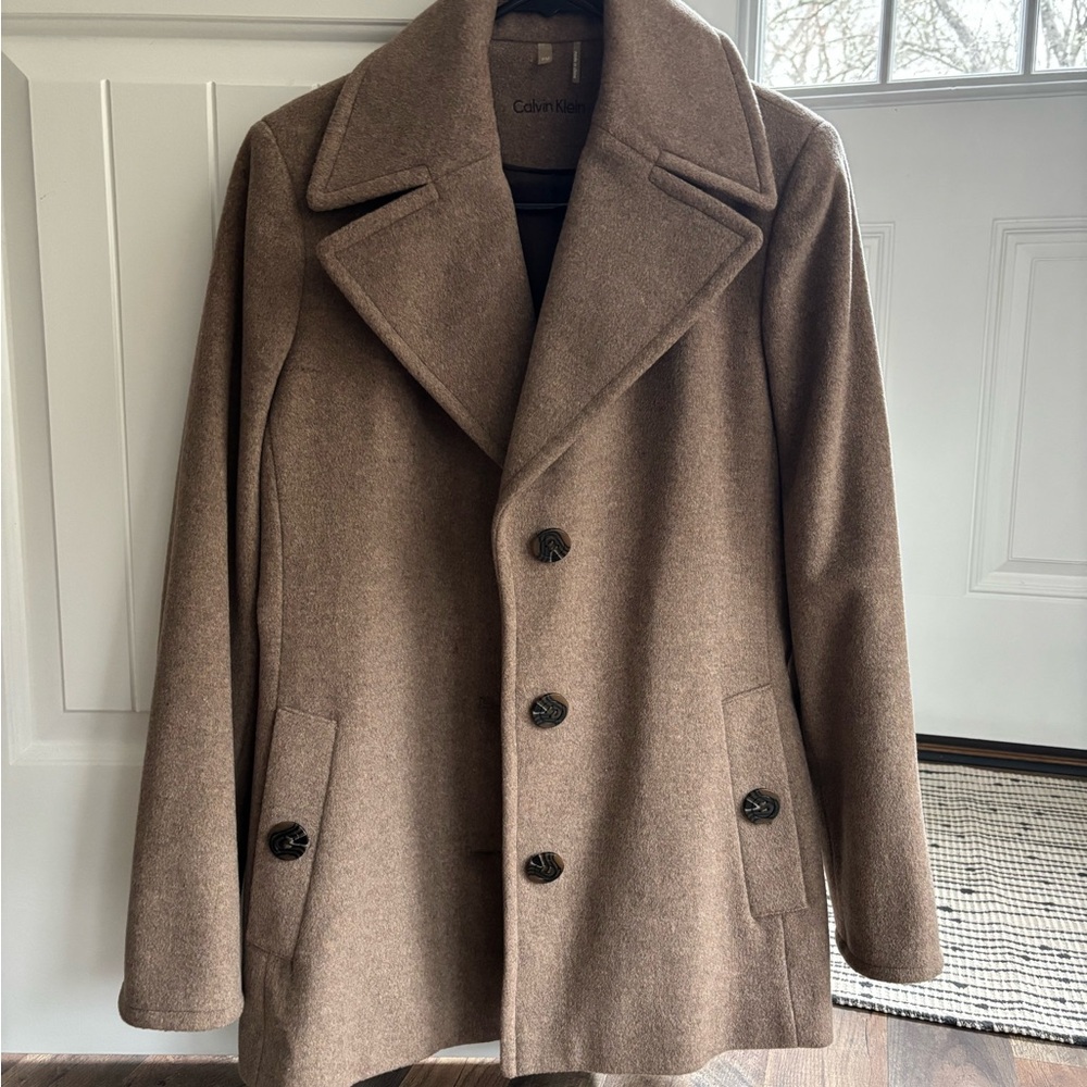 Calvin Klein Women’s Brown Peacoat